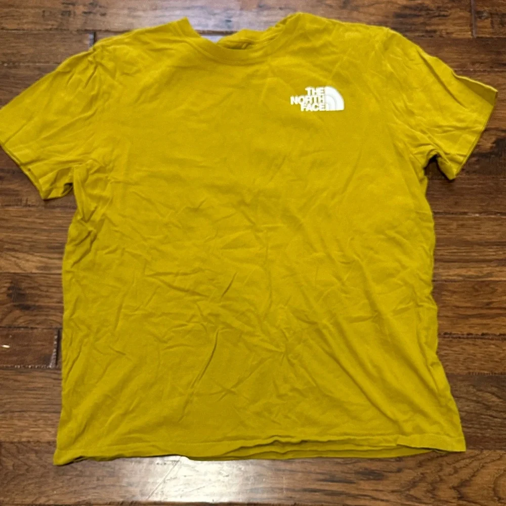 The North Face Mustard Yellow Logo Tee
